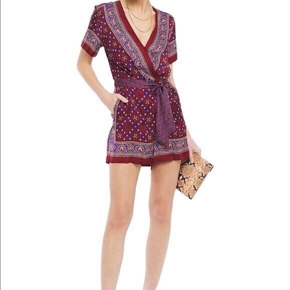 Sandro Pants - Sandro RED Women's Dilone Romper